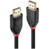 Image de Câble de raccordement LINDY USB Fiche mâle DisplayPort, Fiche mâle DisplayPort 10.00 m noir 41078 actif avec amplification du signal Câble DisplayPort