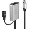Image de LINDY Câble USB USB 3.2 Gen1 USB-C® mâle, USB-A femelle 5.00 m noir, gris 43270
