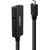 Image de LINDY Câble USB-C USB 3.2 Gen2 USB-C® mâle, USB-C® femelle 5.00 m noir 43364
