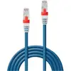 Image de LINDY 45373 RJ45 Câble réseau, câble patch CAT 6a S/FTP 0.50 m bleu 1 pc(s)