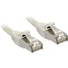 Image de LINDY 45580 RJ45 Câble réseau, câble patch CAT 6 S/FTP 0.30 m gris avec cliquet dencastrement 1 pc(s)