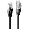 Image de LINDY 45600 RJ45 Câble réseau, câble patch CAT 6 SF/UTP 0.30 m noir 1 pc(s)