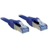 Image de LINDY 47156 RJ45 Câble réseau, câble patch CAT 6a S/FTP 30.00 m bleu avec cliquet dencastrement 1 pc(s)