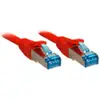 Image de LINDY 47161 RJ45 Câble réseau, câble patch CAT 6a S/FTP 0.50 m rouge 1 pc(s)