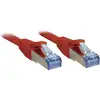 Image de LINDY 47171 RJ45 Câble réseau, câble patch CAT 6a S/FTP 30.00 m rouge avec cliquet dencastrement 1 pc(s)