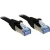 Image de LINDY 47185 RJ45 Câble réseau, câble patch CAT 6a S/FTP 20.00 m noir avec cliquet dencastrement 1 pc(s)