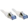 Image de LINDY 47191 RJ45 Câble réseau, câble patch CAT 6a S/FTP 0.50 m blanc avec cliquet dencastrement 1 pc(s)