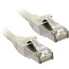 Image de LINDY 47241 RJ45 Câble réseau, câble patch CAT 6 F/UTP 0.50 m gris avec cliquet dencastrement 1 pc(s)