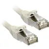 Image de LINDY 47244 RJ45 Câble réseau, câble patch CAT 6 F/UTP 2.00 m gris avec cliquet dencastrement 1 pc(s)
