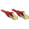 Image de LINDY 47294 RJ45 Câble réseau, câble patch CAT 6a (câble brut CAT 7) S/FTP 2.00 m rouge avec cliquet dencastrement 1 pc(s)