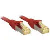 Image de LINDY 47298 RJ45 Câble réseau, câble patch CAT 6a (câble brut CAT 7) S/FTP 10.00 m rouge avec cliquet dencastrement 1 pc(s)