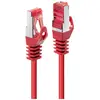 Image de LINDY 47361 RJ45 Câble réseau, câble patch CAT 6 S/FTP 0.50 m rouge 1 pc(s)