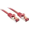 Image de LINDY 47365 RJ45 Câble réseau, câble patch CAT 6 S/FTP 3.00 m rouge 1 pc(s)