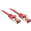 Image de LINDY 47366 RJ45 Câble réseau, câble patch CAT 6 S/FTP 5.00 m rouge 1 pc(s)