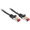 Image de LINDY 47376 RJ45 Câble réseau, câble patch CAT 6 S/FTP 5.00 m noir 1 pc(s)