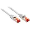 Image de LINDY 47387 RJ45 Câble réseau, câble patch CAT 6 S/FTP 7.50 m blanc 1 pc(s)