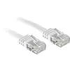 Image de LINDY 47503 RJ45 Câble réseau, câble patch CAT 6 U/UTP 3.00 m blanc avec cliquet dencastrement 1 pc(s)