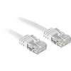 Image de LINDY 47504 RJ45 Câble réseau, câble patch CAT 6 U/UTP 5.00 m blanc avec cliquet dencastrement 1 pc(s)
