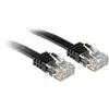 Image de LINDY 47521 RJ45 Câble réseau, câble patch CAT 6 U/UTP 1.00 m noir 1 pc(s)