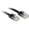 Image de LINDY 47525 RJ45 Câble réseau, câble patch CAT 6 U/UTP 10.00 m noir avec cliquet dencastrement 1 pc(s)