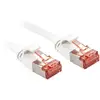 Image de LINDY 47562 RJ45 Câble réseau, câble patch CAT 6 U/FTP 2.00 m blanc plat 1 pc(s)