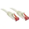 Image de LINDY 47706 RJ45 Câble réseau, câble patch CAT 6 S/FTP 5.00 m gris avec cliquet dencastrement 1 pc(s)