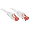 Image de LINDY 47799 RJ45 Câble réseau, câble patch CAT 6 S/FTP 15.00 m blanc avec cliquet dencastrement 1 pc(s)