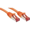 Image de Lindy Câble réseau Cat.6 S/FTP, cuivre, 250MHz, Orange, 0,5m