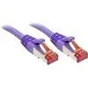 Image de LINDY 47828 RJ45 Câble réseau, câble patch CAT 6 S/FTP 10.00 m violet avec cliquet dencastrement 1 pc(s)
