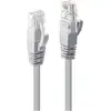 Image de LINDY 48001 RJ45 Câble réseau, câble patch CAT 6 U/UTP 0.50 m gris 1 pc(s)