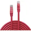 Image de LINDY 48035 RJ45 Câble réseau, câble patch CAT 6 U/UTP 5.00 m rouge avec cliquet dencastrement 1 pc(s)