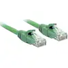 Image de LINDY 48045 RJ45 Câble réseau, câble patch CAT 6 U/UTP 0.30 m vert avec cliquet dencastrement 1 pc(s)