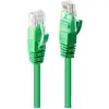 Image de LINDY 48047 RJ45 Câble réseau, câble patch CAT 6 U/UTP 1.00 m vert avec manchon de protection contre les pliages 1 pc(s)