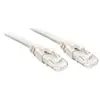 Image de LINDY 48090 RJ45 Câble réseau, câble patch CAT 6 U/UTP 0.30 m blanc 1 pc(s)