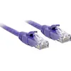 Image de LINDY 48124 RJ45 Câble réseau, câble patch CAT 6 U/UTP 3.00 m violet avec cliquet dencastrement 1 pc(s)