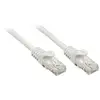 Image de LINDY 48167 RJ45 Câble réseau, câble patch CAT 6 U/UTP 10.00 m gris 1 pc(s)