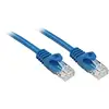 Image de LINDY 48170 RJ45 Câble réseau, câble patch CAT 6 U/UTP 0.30 m bleu 1 pc(s)