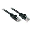 Image de LINDY 48190 RJ45 Câble réseau, câble patch CAT 6 U/UTP 0.30 m noir 1 pc(s)