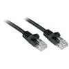 Image de LINDY 48193 RJ45 Câble réseau, câble patch CAT 6 U/UTP 2.00 m noir 1 pc(s)