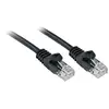 Image de LINDY 48196 RJ45 Câble réseau, câble patch CAT 6 U/UTP 7.50 m noir avec cliquet dencastrement 1 pc(s)