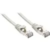 Image de LINDY 48343 RJ45 Câble réseau, câble patch CAT 5e F/UTP 2.00 m gris avec cliquet dencastrement 1 pc(s)