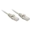Image de LINDY 48361 RJ45 Câble réseau, câble patch CAT 5e U/UTP 0.50 m gris 1 pc(s)