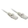 Image de LINDY 48362 RJ45 Câble réseau, câble patch CAT 5e U/UTP 1.00 m gris 1 pc(s)