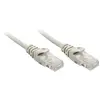 Image de LINDY 48364 RJ45 Câble réseau, câble patch CAT 5e U/UTP 3.00 m gris avec cliquet dencastrement 1 pc(s)