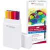 Image de Tombow ABT-12P-1 Lot de 12 Feutres pinceau à 2 pointes, couleurs primaires & ABT-N00 Feutre pinceau à 2 pointes, blendeur, mélaneur