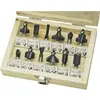 Image de Brüder Mannesmann M 545-012 Kit de fraisage Carbure de tungstène Diamètre de tige 8 mm