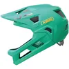 Image de Casque ABUS MTB YouDrop FF - casque Fullface pour enfants et adolescents - pour l'initiation au VTT - avec mentonnière amovible - vert, taille S