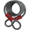 Image de Abus Cobra 8 Antivol Spiral 2 Boucles Unisex, Noir, 185 cm