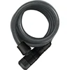 Image de ABUS Antivol à câble spiralé Booster 6512K/180 - Antivol vélo en câble spiralé Super Flexible Niveau de sécurité 4-180 cm
