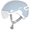 Image de ABUS Casque de Ville HUD-Y ACE - Casque de vélo stylé avec visière et feu arrière LED magnétique et Rechargeable - pour Hommes et Femmes